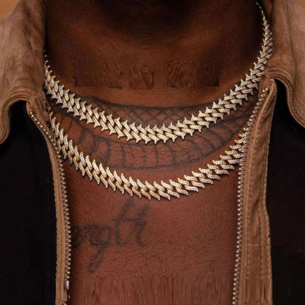 chokers micro pave 5a cubic zirconia iced out bling hip hop cz spiked cuban link chain men necklace, Golden;silver
chokers micro pave 5a cubic zirconia iced out bling hip hop cz spiked cuban link chain men necklace, Golden;silver