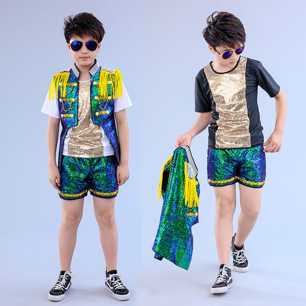 new pattern children the shelf drum show catamite sir dance clothing paillette short sleeve model stage go show tide, Black;red
new pattern children the shelf drum show catamite sir dance clothing paillette short sleeve model stage go show tide, Black;red