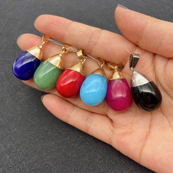 charms drop shaped green crystal pendant natural semi-precious stone for diy necklace jewelry making wholesale charm, Bronze;silver
charms drop shaped green crystal pendant natural semi-precious stone for diy necklace jewelry making wholesale charm, Bronze;silver