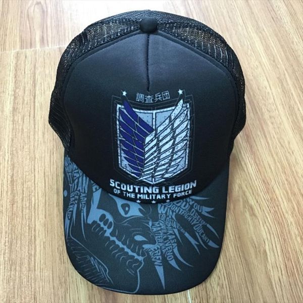 japan anime attack on titan survey corps baseball cap snapback trucker mesh hat, Blue;gray
japan anime attack on titan survey corps baseball cap snapback trucker mesh hat, Blue;gray