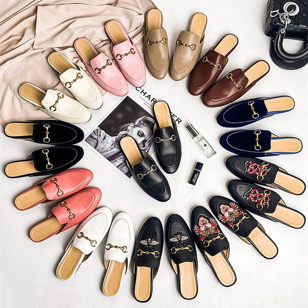 sandals summer genuine leather flat women muller shoes designer slippers pink white variety of color patterns, Black
sandals summer genuine leather flat women muller shoes designer slippers pink white variety of color patterns, Black