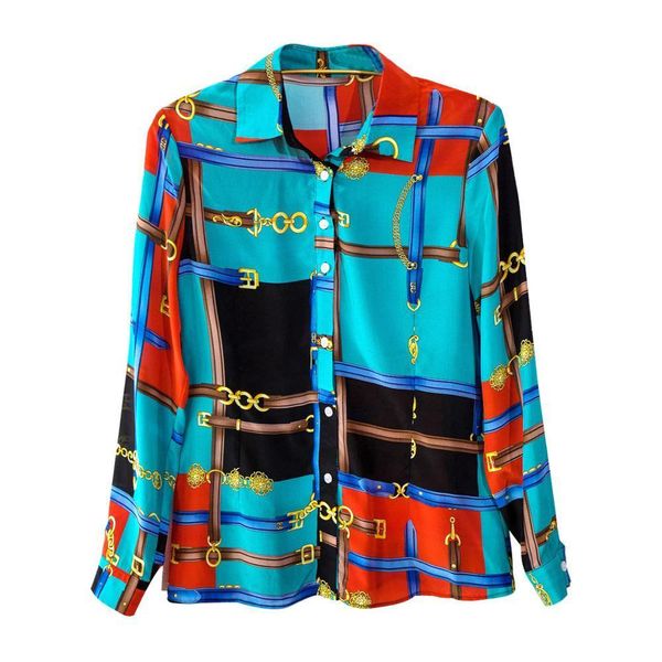 women's jackets jackets high-end spring and summer silk blouse fashion women print slim lady shirt female 4xor, Black;brown
women's jackets jackets high-end spring and summer silk blouse fashion women print slim lady shirt female 4xor, Black;brown