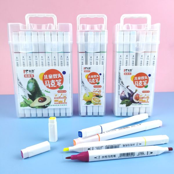 painting pens double head water children's set 12 / 48 art suppli paintbrush student graffiti color marker, Black;red
painting pens double head water children's set 12 / 48 art suppli paintbrush student graffiti color marker, Black;red
