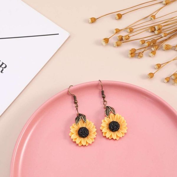 yellow suower earrings flower drop dangle for women girls wedding summer maiden jewelry poison, Golden
yellow suower earrings flower drop dangle for women girls wedding summer maiden jewelry poison, Golden