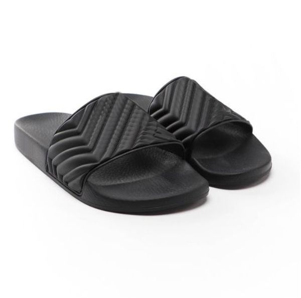 2021 cruise mens womens black matelasse rubber slide sandals flat beach slippers molded rubber footbed