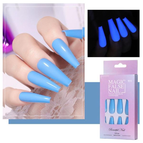 false nails 24pcs beauty coffin shape extra long solid color ballerina luminous fake nail, Red;gold
false nails 24pcs beauty coffin shape extra long solid color ballerina luminous fake nail, Red;gold