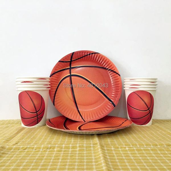 packaging dinner service basketball printed theme disposable round paper plates cups for kids birthday party decoration tableware set favor
packaging dinner service basketball printed theme disposable round paper plates cups for kids birthday party decoration tableware set favor