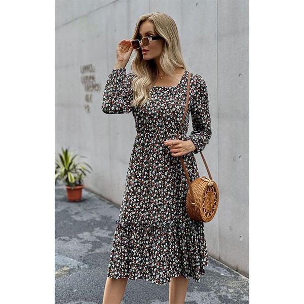 casual dresses women long dress autumn winter sleeve elegant ladies flower square collar party 2021 black clothes for woman, Black;gray
casual dresses women long dress autumn winter sleeve elegant ladies flower square collar party 2021 black clothes for woman, Black;gray