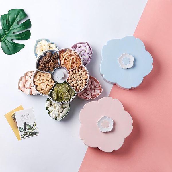 storage bottles & jars multi-function petal rotating candy box living room bedroom deskdried fruit compartment with lid plate organizati
storage bottles & jars multi-function petal rotating candy box living room bedroom deskdried fruit compartment with lid plate organizati