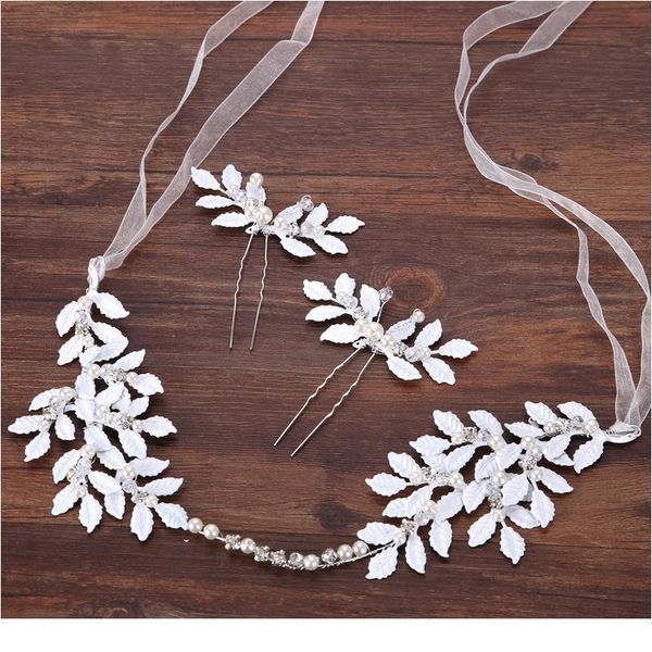 handmade pearl/white metal leaf wedding bridal headbands for women vine head chain hair ornaments bride hair jewelry acc jllbuz
handmade pearl/white metal leaf wedding bridal headbands for women vine head chain hair ornaments bride hair jewelry acc jllbuz