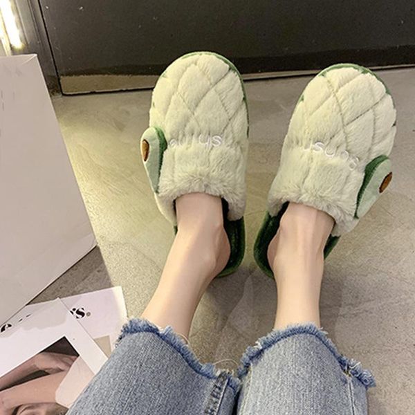 slippers 2021 woman plush women's winter home furry indoor cotton cute warm shoes couples comfortable fashion, Black
slippers 2021 woman plush women's winter home furry indoor cotton cute warm shoes couples comfortable fashion, Black