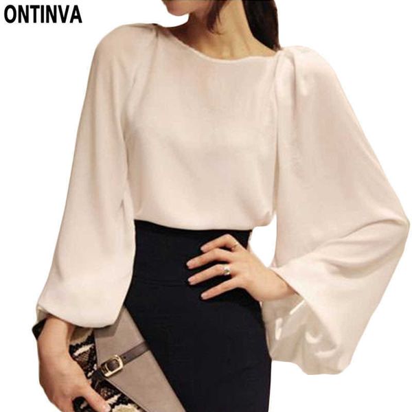 spring summer white korean blouse xxl chiffon women office wear latern sleeve blusas femininas buttons ladies 210527
spring summer white korean blouse xxl chiffon women office wear latern sleeve blusas femininas buttons ladies 210527