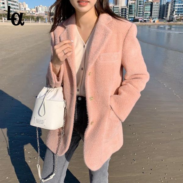luck a elegant women blazers vintage long sleeve autumn winter thick warm plush blazer jacket casual office ladies woolen coat, White;black
luck a elegant women blazers vintage long sleeve autumn winter thick warm plush blazer jacket casual office ladies woolen coat, White;black