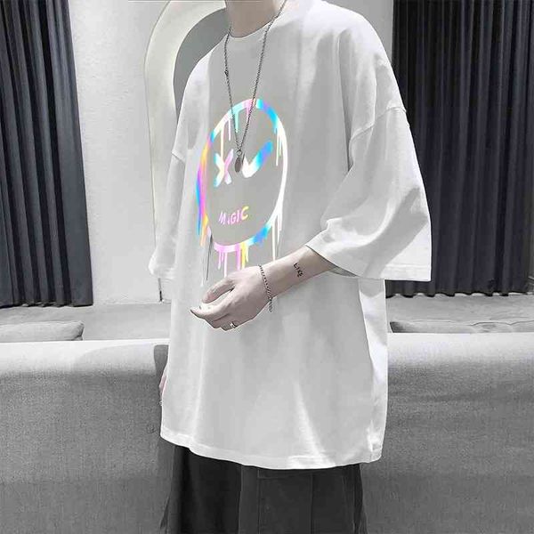 street hip hop lovers short sleeve t-shirt loose round neck casual bf fashion brand men's summer, White;black
street hip hop lovers short sleeve t-shirt loose round neck casual bf fashion brand men's summer, White;black