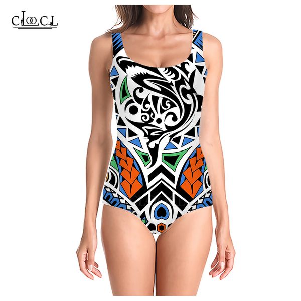 cloocl summer polynesian tribe tapa pattern 3d print women sleeveless swimsuit fashion casual swimsuits beach one piece swimwear, White;black
cloocl summer polynesian tribe tapa pattern 3d print women sleeveless swimsuit fashion casual swimsuits beach one piece swimwear, White;black