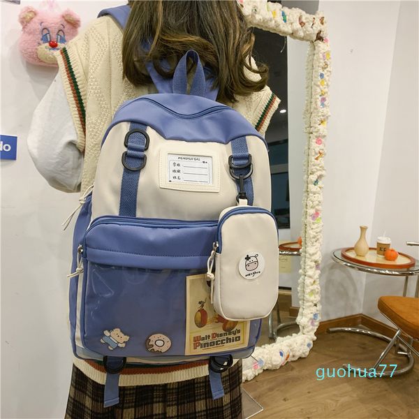 designer-two-piece ring buckle badge women backpack fashion college shoulder student bag cute schoolbag teenage girls waterproof backpack
designer-two-piece ring buckle badge women backpack fashion college shoulder student bag cute schoolbag teenage girls waterproof backpack