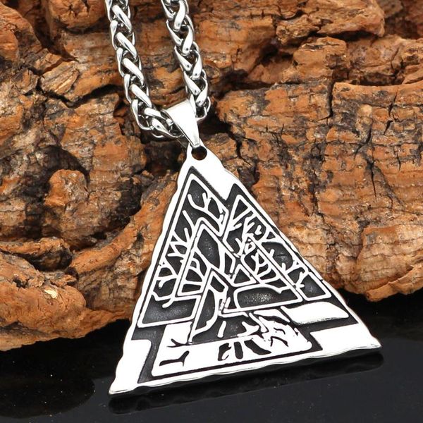 pendant necklaces viking noridc yggdrasil tree of life stainless steel necklace for men with valknut gift bag, Silver
pendant necklaces viking noridc yggdrasil tree of life stainless steel necklace for men with valknut gift bag, Silver