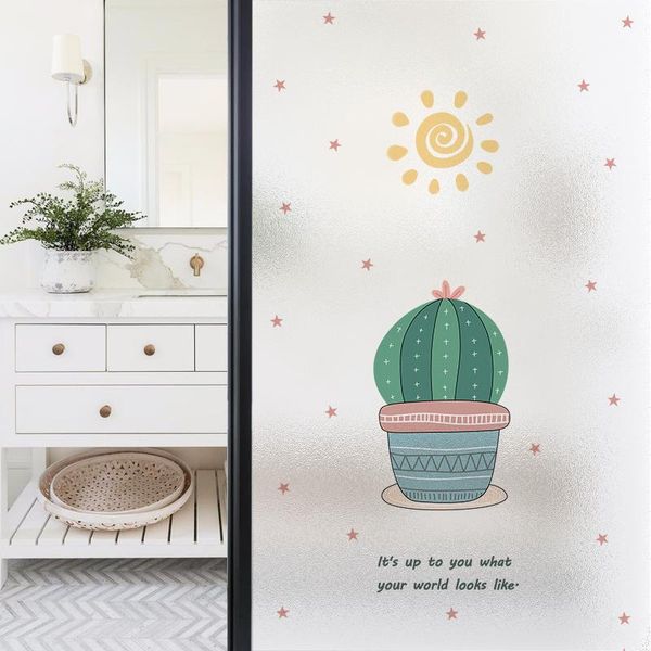 window stickers privacy glass sticker cactus plant frosted film self adhesive matte anti-uv for home shower door
window stickers privacy glass sticker cactus plant frosted film self adhesive matte anti-uv for home shower door