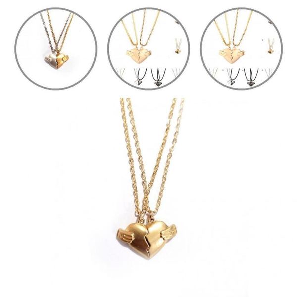 chains 1 pair special necklace not allergic with magnet alloy decorative pendant necklaces, Silver
chains 1 pair special necklace not allergic with magnet alloy decorative pendant necklaces, Silver