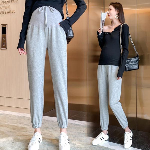 853# spring autumn cotton maternity pants adjustable high waist belly casual clothes for pregnant women pregnancy sweatpants, White
853# spring autumn cotton maternity pants adjustable high waist belly casual clothes for pregnant women pregnancy sweatpants, White