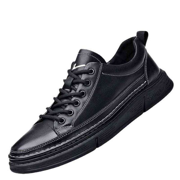 huili autumn casual men's shoes korean fashion flat bottomed round head lace up board shallow mouth trend single, Black
huili autumn casual men's shoes korean fashion flat bottomed round head lace up board shallow mouth trend single, Black