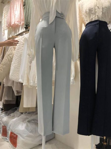 women's pants & capris korea fashion women elegant wide leg female spring autumn high waist straight thin simple style bottom, Black;white
women's pants & capris korea fashion women elegant wide leg female spring autumn high waist straight thin simple style bottom, Black;white