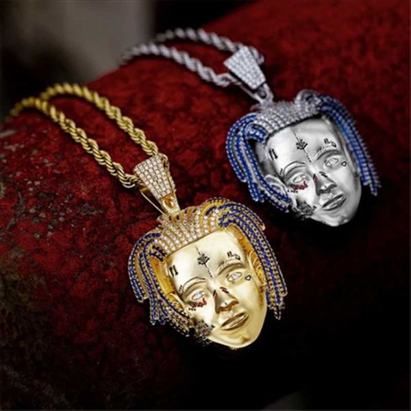 chains rapper necklace hip hop iced out crystal pendant twisted chain charm jewelry gifts wholesale, Silver
chains rapper necklace hip hop iced out crystal pendant twisted chain charm jewelry gifts wholesale, Silver