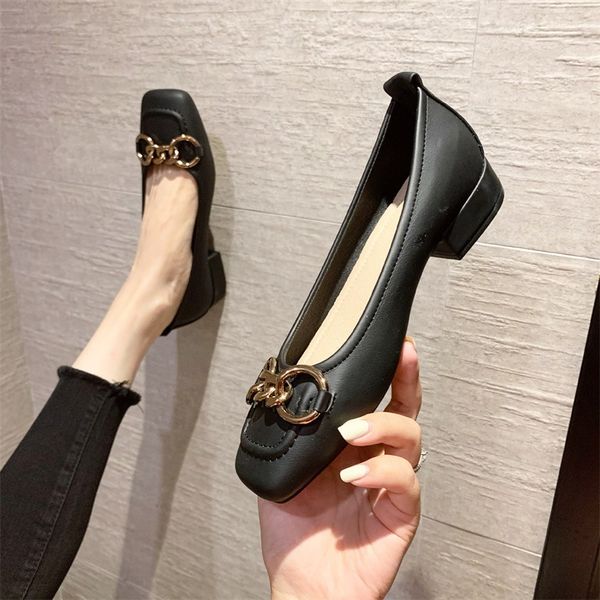 ins style autumn mary jane square head women's shoes metal chain shallow mouth comfortable casual single shoes women's, Black
ins style autumn mary jane square head women's shoes metal chain shallow mouth comfortable casual single shoes women's, Black