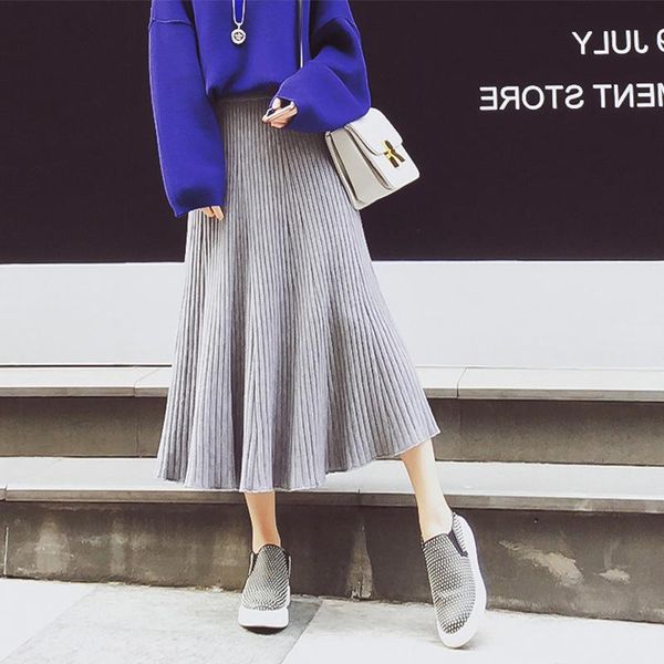 skirts 2021 autumn winter korean knit long skirt women fashion solid high waist a line plus size black gray midi
skirts 2021 autumn winter korean knit long skirt women fashion solid high waist a line plus size black gray midi