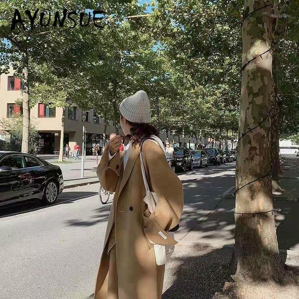 spring autumn coat women korean double-sided cashmere wool clothes 2021 woolen overcoat manteau femme yr100 yy2025 women's & blends, Black
spring autumn coat women korean double-sided cashmere wool clothes 2021 woolen overcoat manteau femme yr100 yy2025 women's & blends, Black