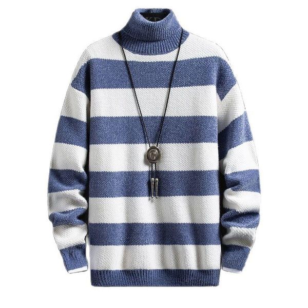 men's sweaters winter cotton sweater 2021 men striped christmas turtleneck thick warm mens pullovers jumper, White;black
men's sweaters winter cotton sweater 2021 men striped christmas turtleneck thick warm mens pullovers jumper, White;black