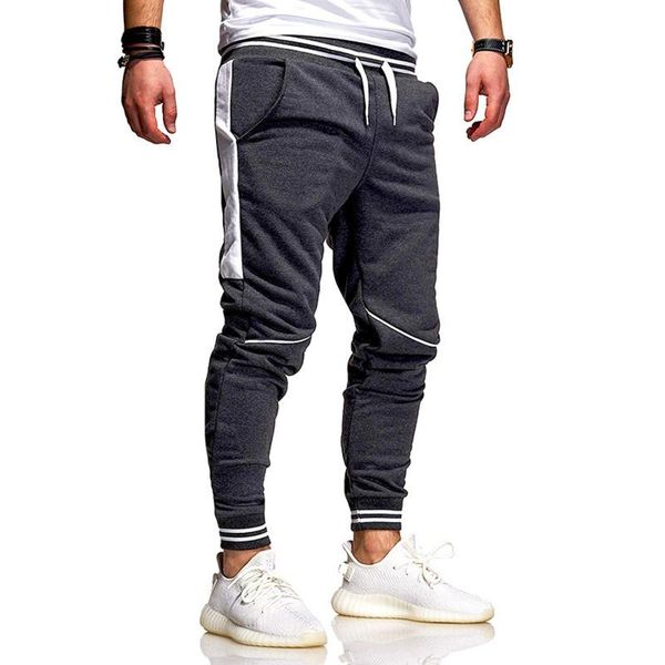 men's pants gym sweatpants joggers men zipper stitching striped trousers for sports jogging fitness spring autumn sportswear, Black
men's pants gym sweatpants joggers men zipper stitching striped trousers for sports jogging fitness spring autumn sportswear, Black