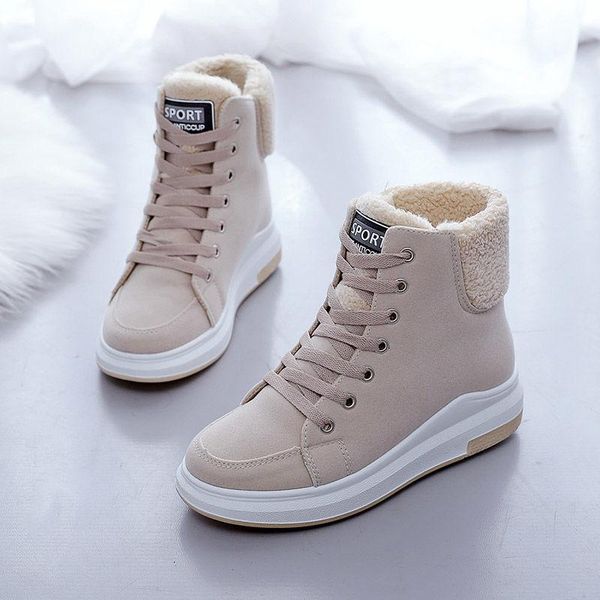 boots snow women's winter cotton shoes plus velvet thickened bottom student warm mid-tube short, Black
boots snow women's winter cotton shoes plus velvet thickened bottom student warm mid-tube short, Black