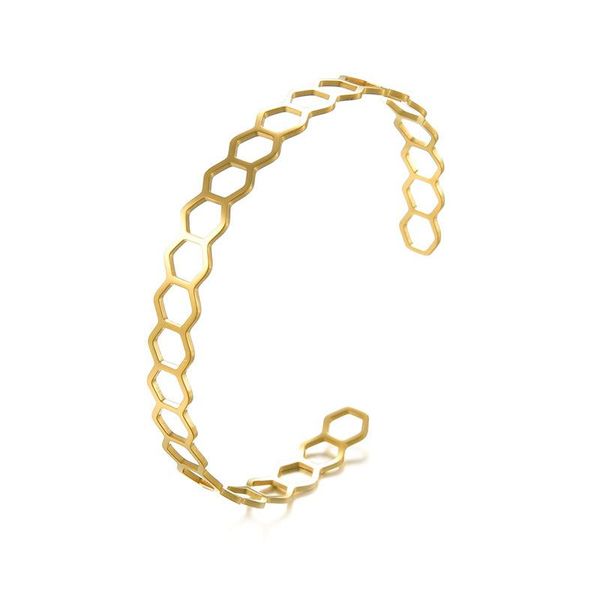 bangle charm gold color stainless steel open bracelets for women bijoux geometric hexagon cuff bangles men jewelry gift, Black
bangle charm gold color stainless steel open bracelets for women bijoux geometric hexagon cuff bangles men jewelry gift, Black