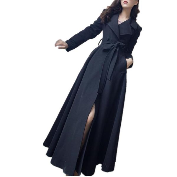 women's trench coats plus size 3xl autumn winter office lady women x- long coat double breasted black maxi outwear, Tan;black
women's trench coats plus size 3xl autumn winter office lady women x- long coat double breasted black maxi outwear, Tan;black