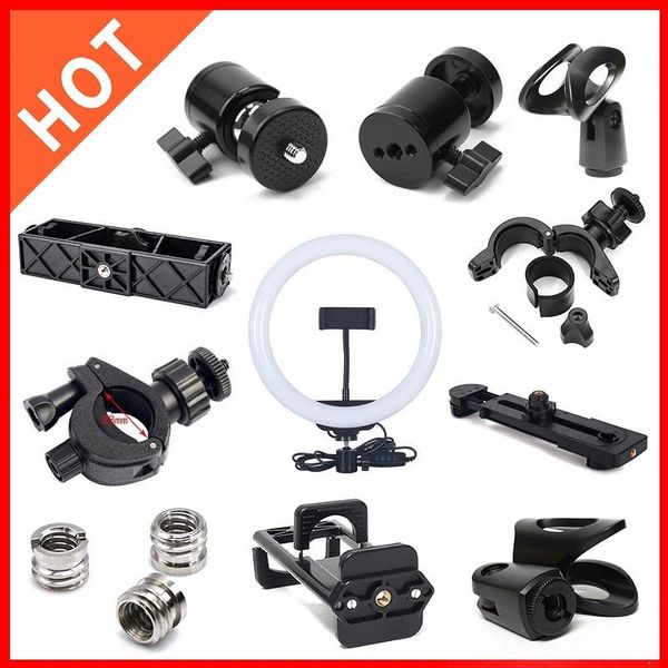 lighting & studio accessories universale vlogging phone holder adapter mini ballhead tripod ringlight microphone live streaming
lighting & studio accessories universale vlogging phone holder adapter mini ballhead tripod ringlight microphone live streaming