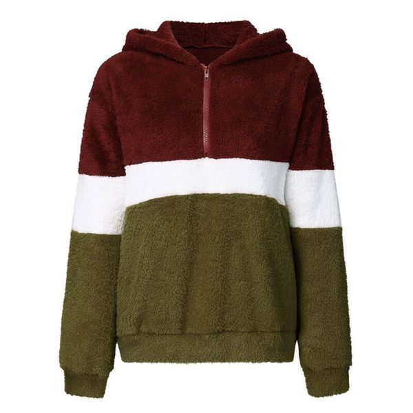 xxxl harajuku casual color patched hoodies sweatshirts women long sleeve zip fleece cozy pullover outwear coat for women, Red;black
xxxl harajuku casual color patched hoodies sweatshirts women long sleeve zip fleece cozy pullover outwear coat for women, Red;black