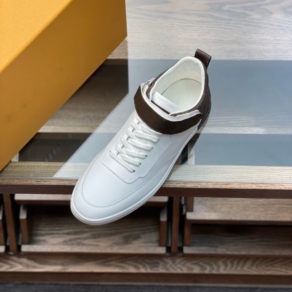 2021 french designer men's leather casual shoes non slip rubber sole comfortable white men board sneakers with suit, Black
2021 french designer men's leather casual shoes non slip rubber sole comfortable white men board sneakers with suit, Black