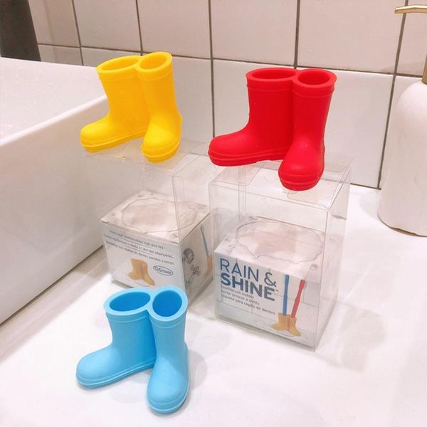 toothbrush holders 1pc silicone holder creative rain boots organizer stand rack
toothbrush holders 1pc silicone holder creative rain boots organizer stand rack