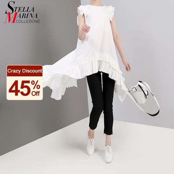 casual streetwear style woman summer white irregular hipster tee sleeveless ruffles ladies hippie chic t-shirt t shirts 3659 210311
casual streetwear style woman summer white irregular hipster tee sleeveless ruffles ladies hippie chic t-shirt t shirts 3659 210311