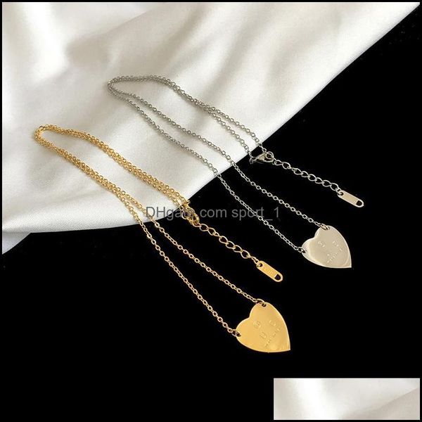 & pendants jewelryeurope america fashion style lady 316l titanium steel engraved letter 18k plated gold necklaces with single heart pendant, Silver
& pendants jewelryeurope america fashion style lady 316l titanium steel engraved letter 18k plated gold necklaces with single heart pendant, Silver