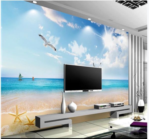 wallpapers custom po wallpaper for walls 3 d murals blue sky and white clouds seagull beach seascape 3d tv background wall papers
wallpapers custom po wallpaper for walls 3 d murals blue sky and white clouds seagull beach seascape 3d tv background wall papers