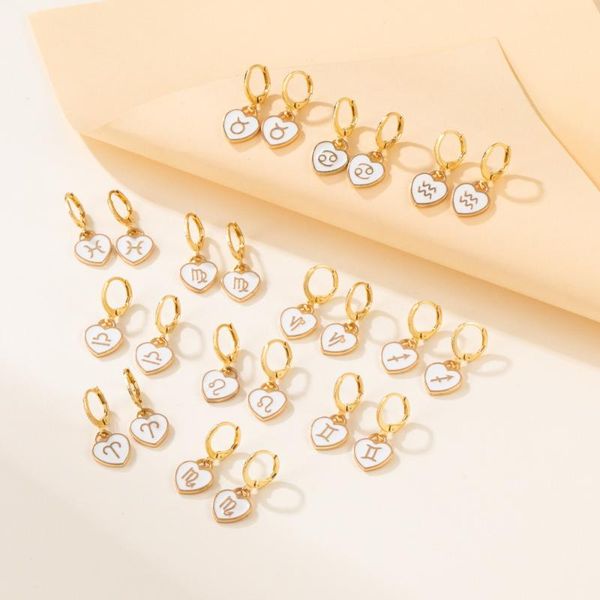 stud trendy geometric design white heart-shaped constellation pendant earrings simple party jewelry accessories gift female, Golden;silver
stud trendy geometric design white heart-shaped constellation pendant earrings simple party jewelry accessories gift female, Golden;silver