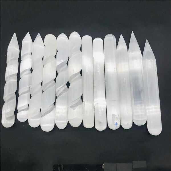 decorative objects & figurines rock selenite crystal quartz wand himalayan white gypsum gemstones massage stick reiki healing
decorative objects & figurines rock selenite crystal quartz wand himalayan white gypsum gemstones massage stick reiki healing