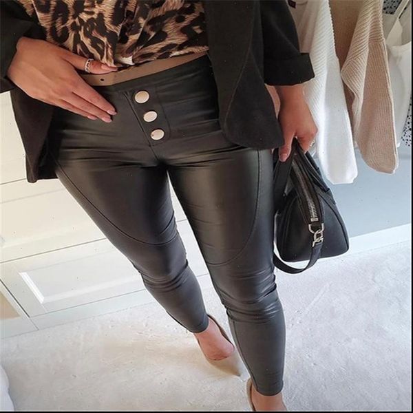 skinny black pu leather pants women single breasted stretch fleece sprint and autumn pants women pu warm female pencil trousers, Black;white
skinny black pu leather pants women single breasted stretch fleece sprint and autumn pants women pu warm female pencil trousers, Black;white