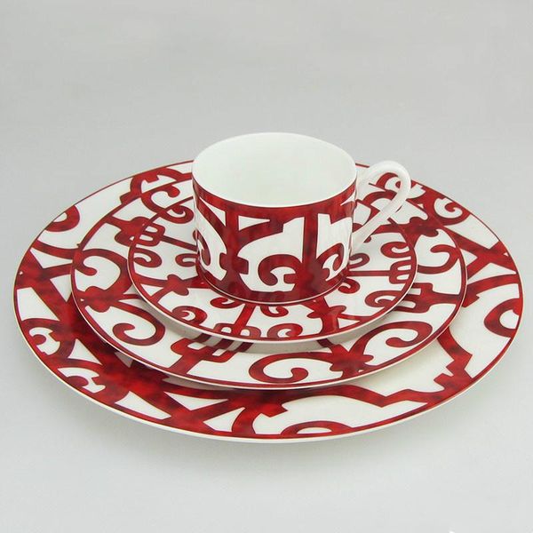 dishes & plates bone china dinner plate spanish red grid dish art design dinnerware sets
dishes & plates bone china dinner plate spanish red grid dish art design dinnerware sets