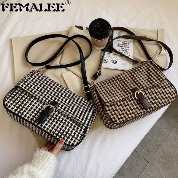 vintage tweed plaid women crossbody bags houndstooth high sense 2021 fashion shoulder bag ladies casual tote handbags clutch sac c0228
vintage tweed plaid women crossbody bags houndstooth high sense 2021 fashion shoulder bag ladies casual tote handbags clutch sac c0228