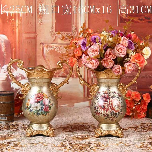 vases european resin living room tv background wall simulation dried flower vase table decoration
vases european resin living room tv background wall simulation dried flower vase table decoration
