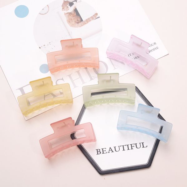 transparent hair accessories claw clips jelly color hairpin large square shape jaw clip girls summer plastic fashion 1 2rj y2, Slivery;white
transparent hair accessories claw clips jelly color hairpin large square shape jaw clip girls summer plastic fashion 1 2rj y2, Slivery;white