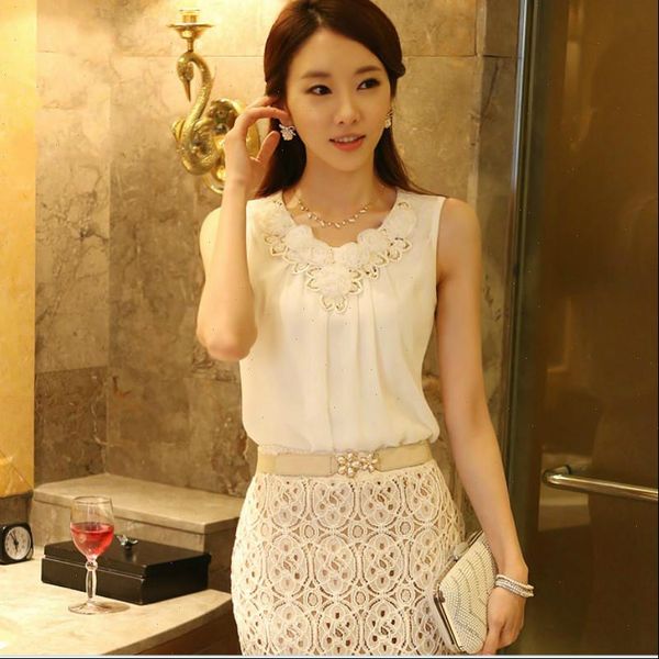 womens clothing new women blouses sleeveless straps bottoming shirt wrinkled white chiffon shirt plus size s 6xl
womens clothing new women blouses sleeveless straps bottoming shirt wrinkled white chiffon shirt plus size s 6xl